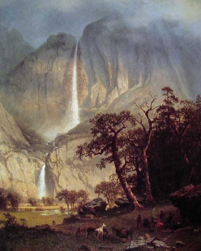 Albert Bierstadt The Yosemite Fall Spain oil painting art